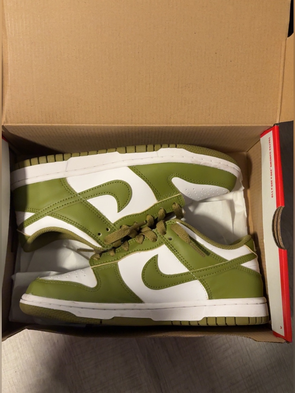 Nike Men’s Dunks Sneakers in Olive Green